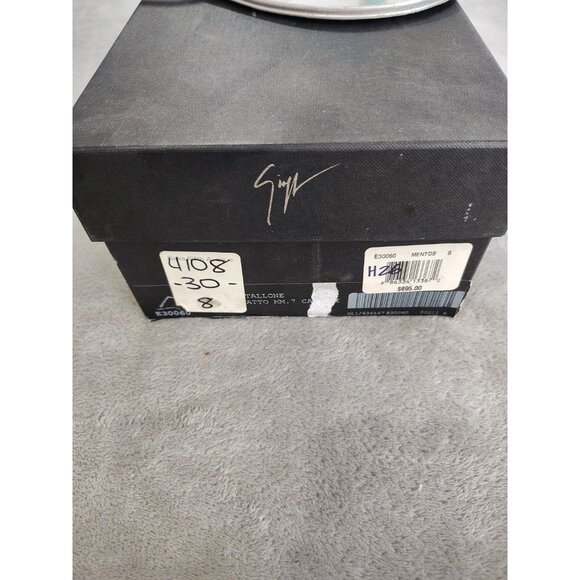 Giuseppe Zanottii Turquoise  Preowned sandals 38 With Crystals - Picture 7 of 13